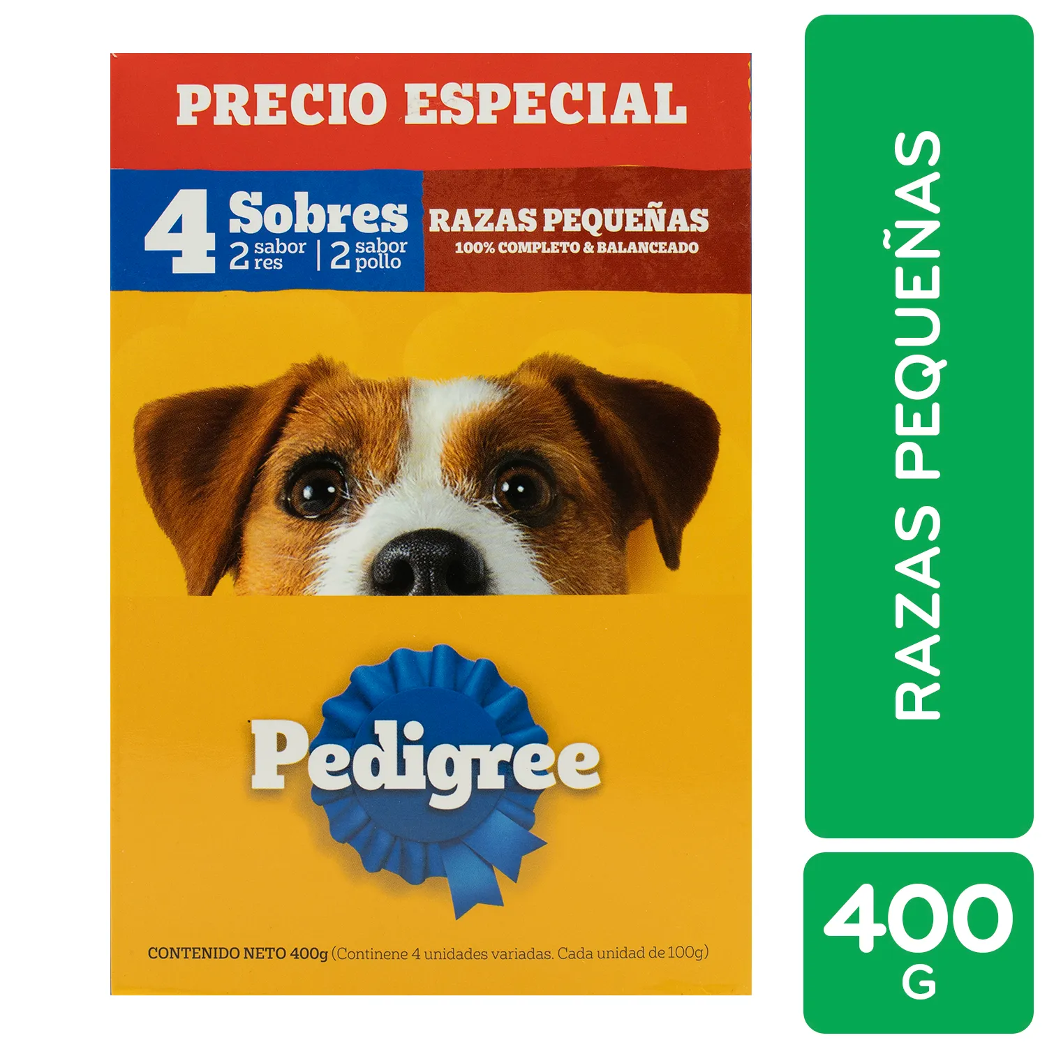 Alimento Perro Humedo Raza Pequeña Pollo Y Res Adulto Pedigree
