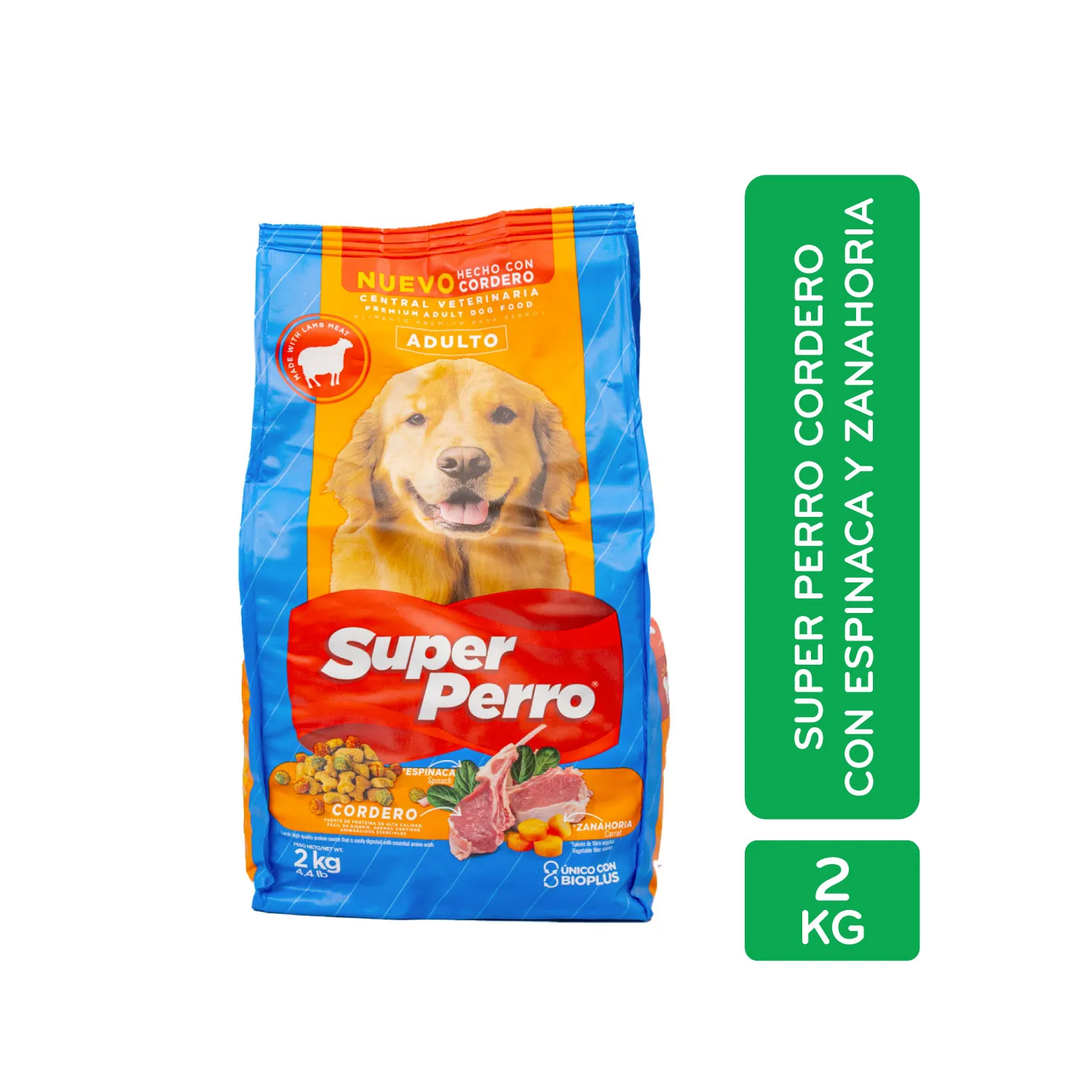 Alimento Perro Seco Cordero Adulto Super Perro