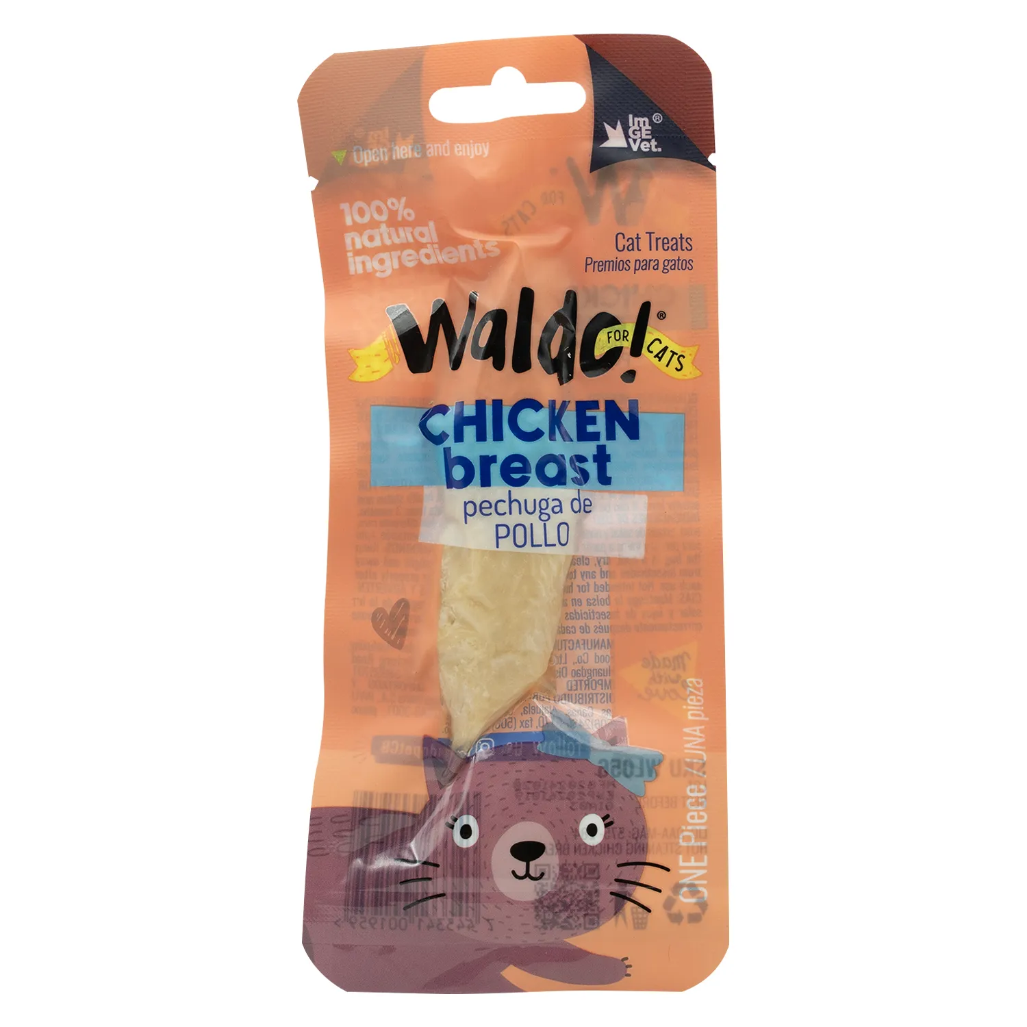 Bocadillo 100% Natural Pollo Waldo