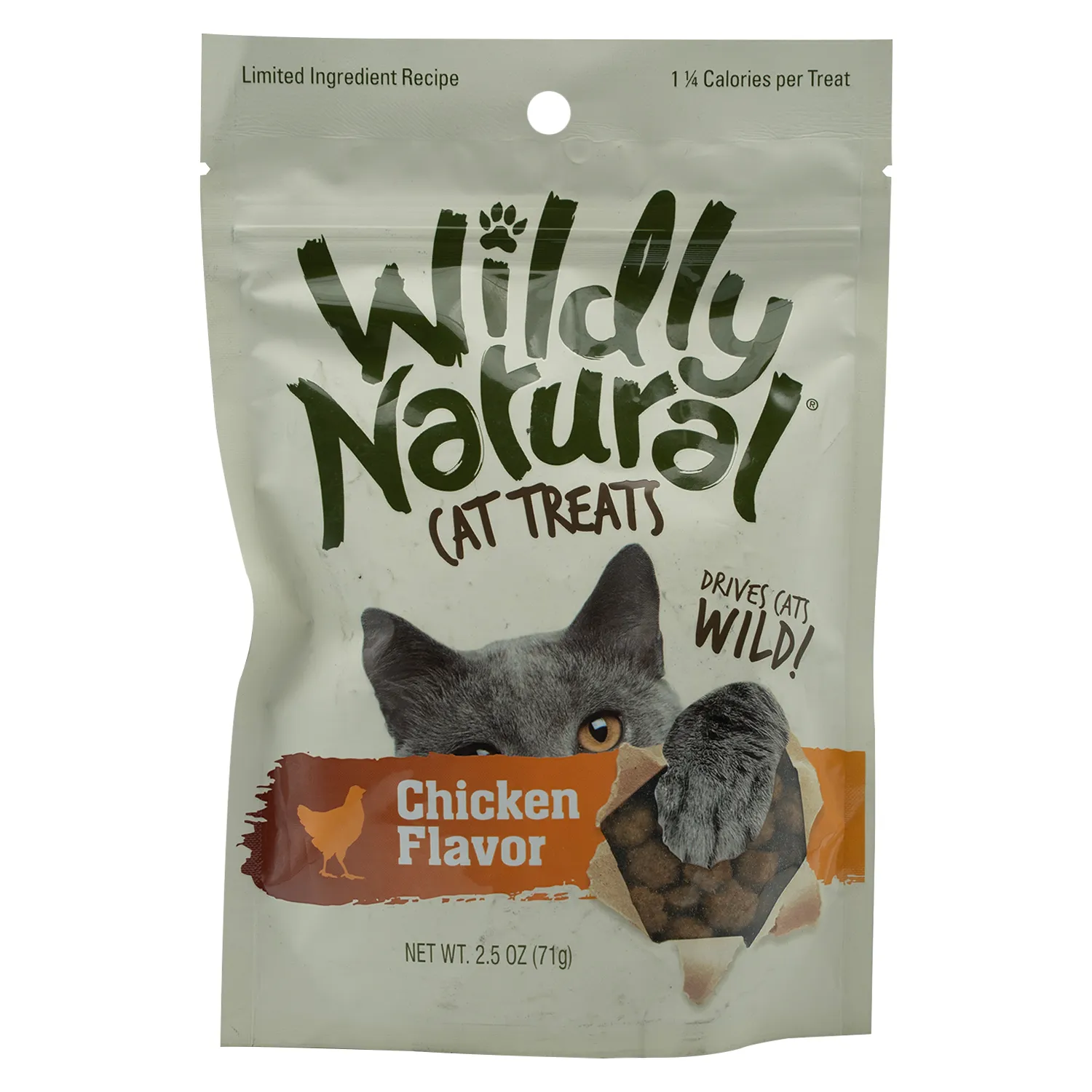 Alimento Gato Bocadillo Pollo Wildly Natural