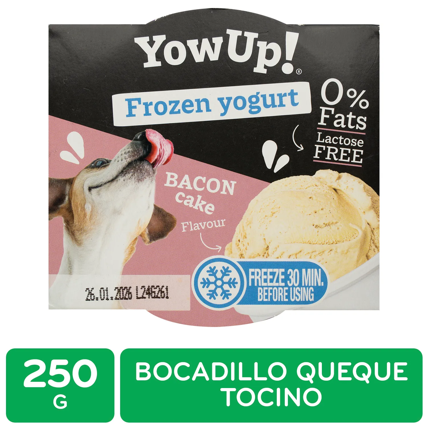 Alimento Perro Bocadillo Frozen Yogurt Queque Y Tocino Sin Lactosa Perro Yowup