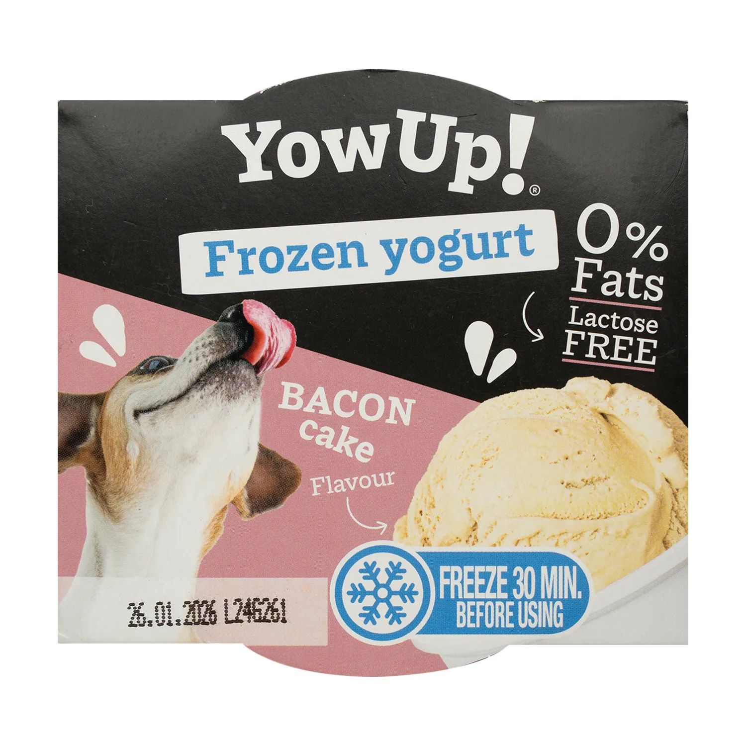 Alimento Perro Bocadillo Frozen Yogurt Queque Y Tocino Sin Lactosa Perro Yowup