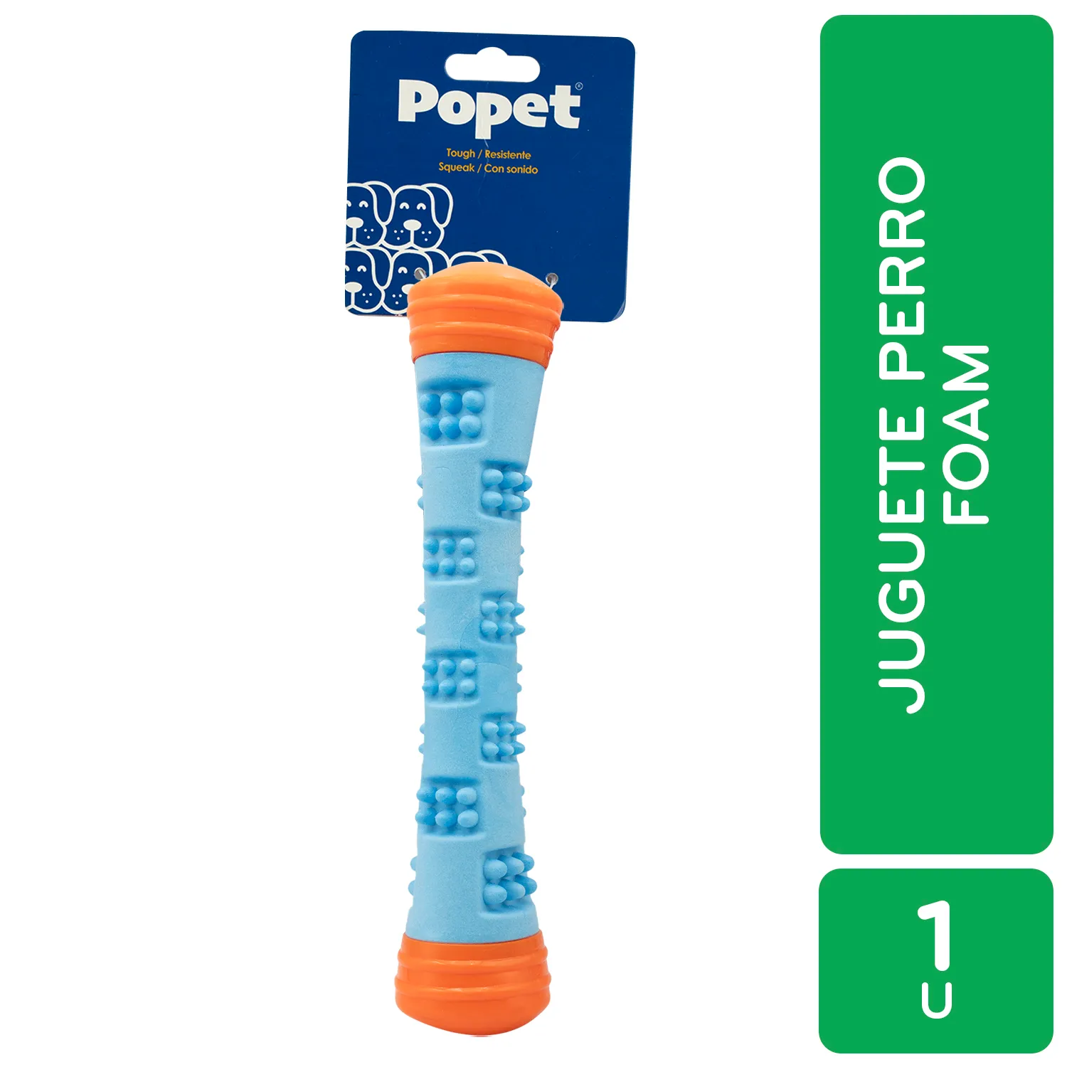 Juguete Palo Para Lanzar Foam Con Sonido Perro Popet