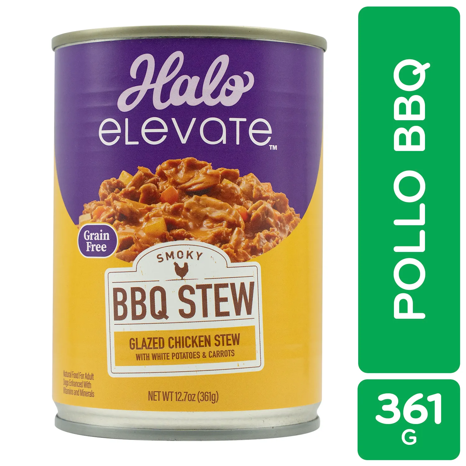 Alimento Perro Humedo Pollo Salmon Y Zanahoria Adulto Halo-elevate