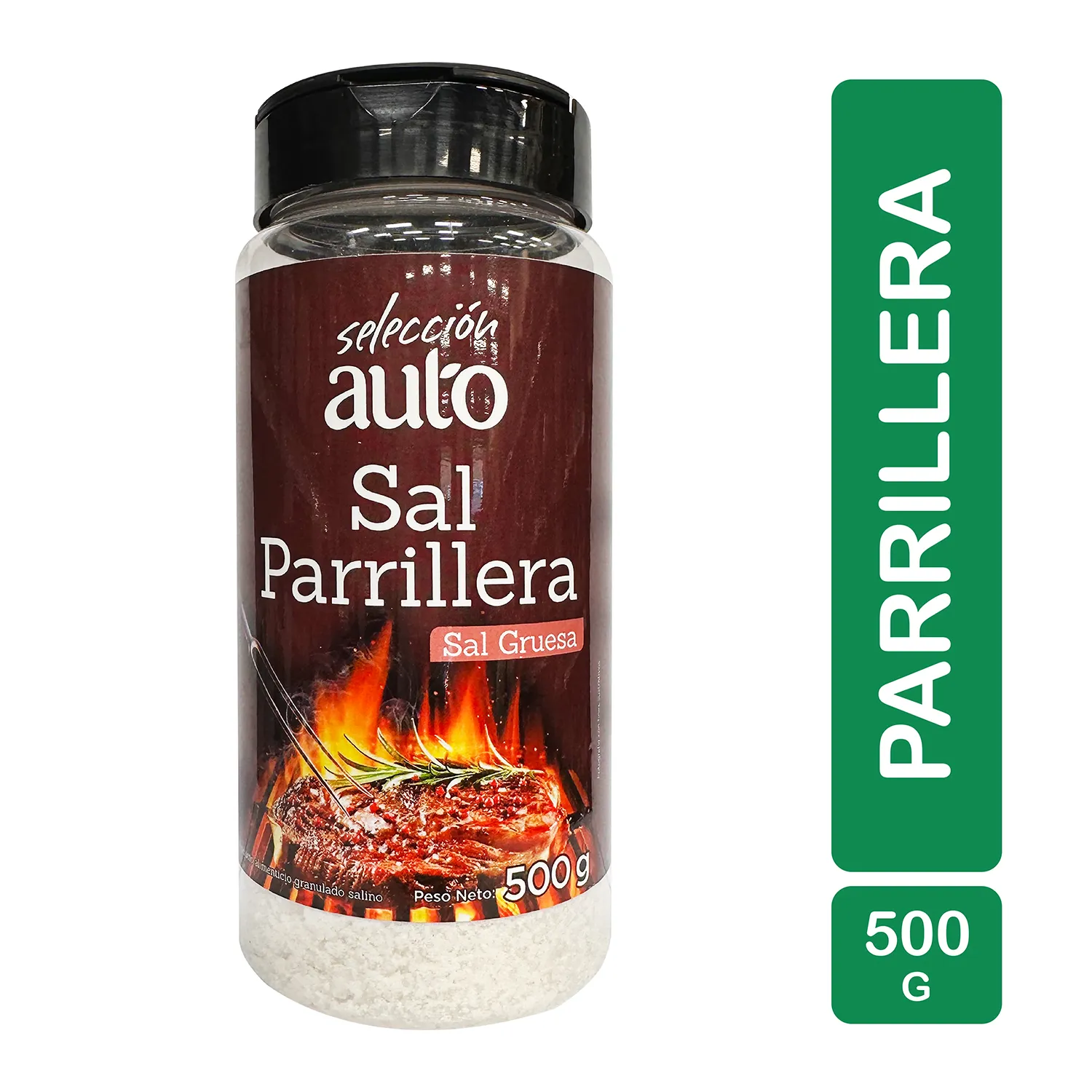 Sal Parrillera Auto Selección Frasco 500 G