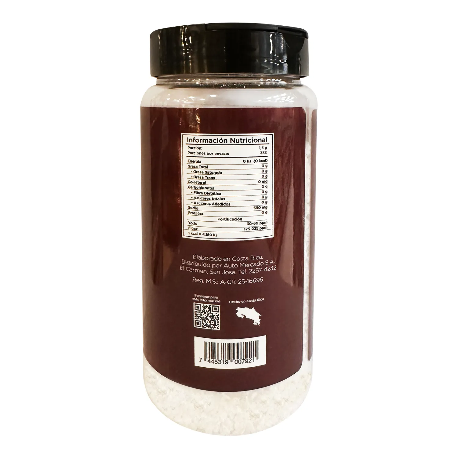 Sal Parrillera Auto Selección Frasco 500 G