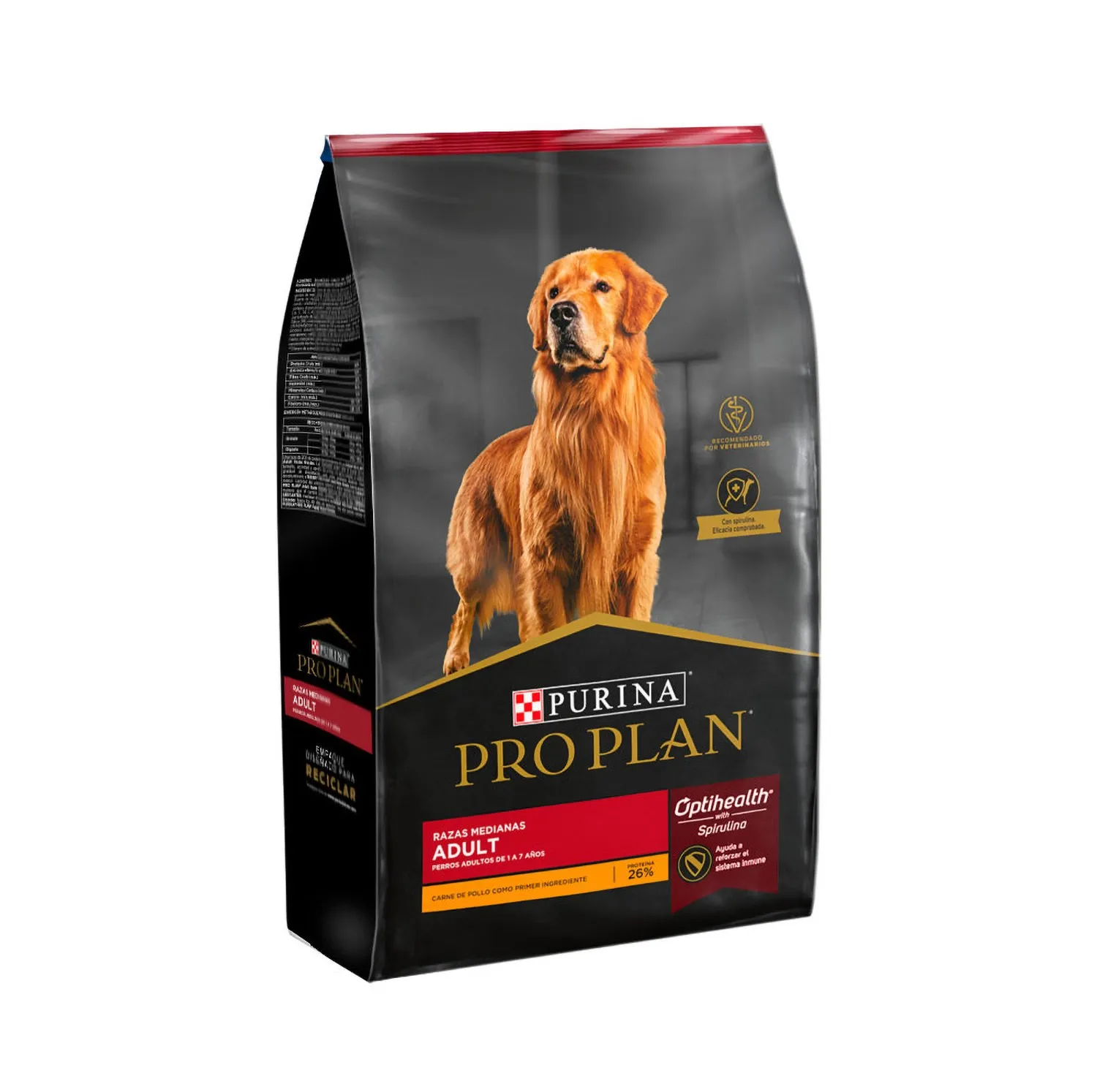 Alimento Perro Adulto Seco Pollo Raza Mediana Pro Plan