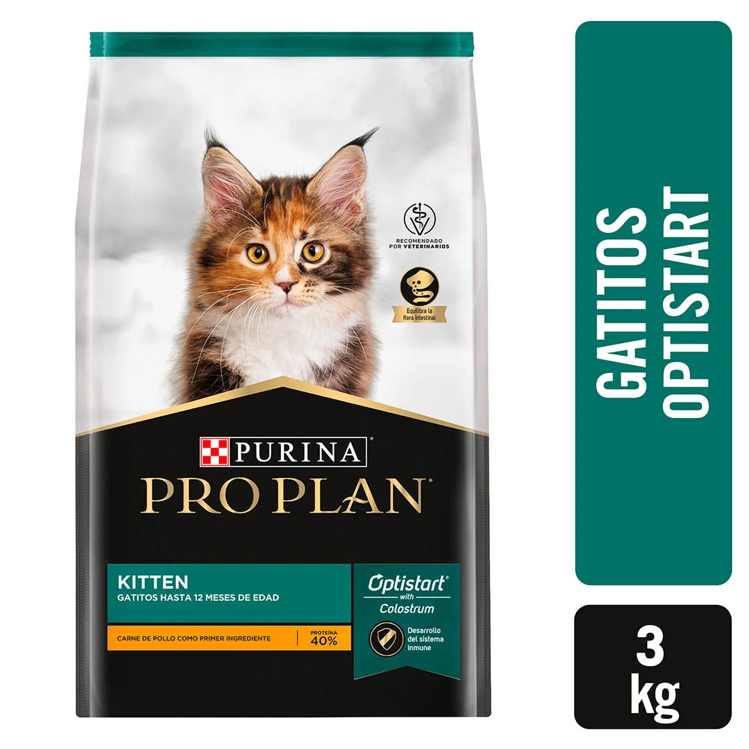 Alimento Gato Cachorro Seco Pollo Gatito Pro Plan