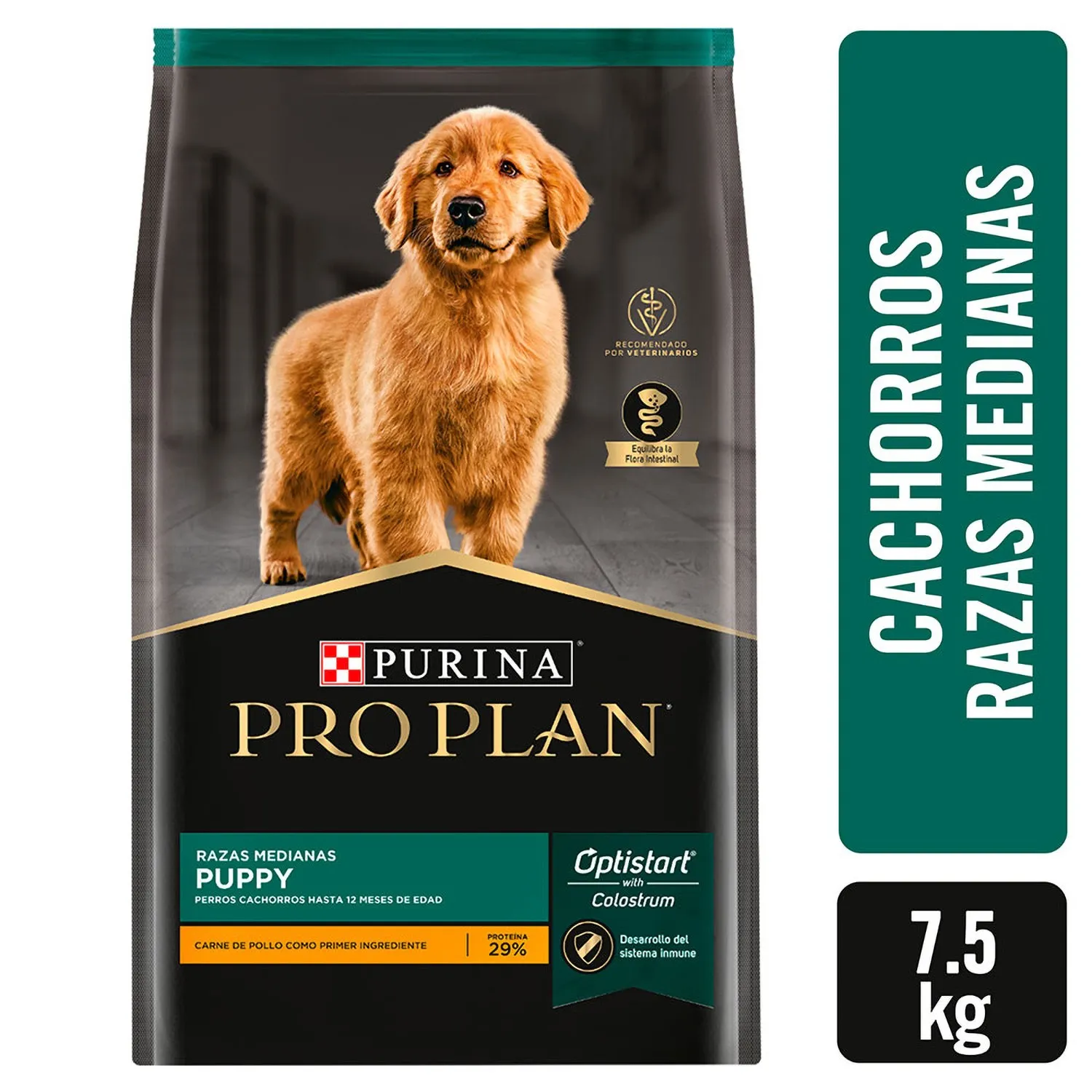 Alimento Perro Cachorro Seco Pollo Raza Mediana Pro Plan