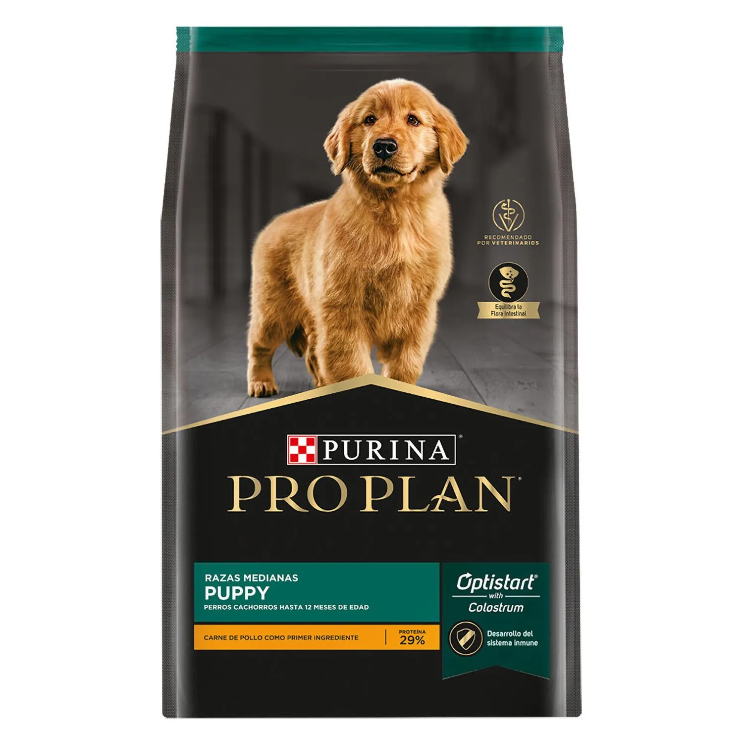 Alimento Perro Cachorro Seco Pollo Raza Mediana Pro Plan