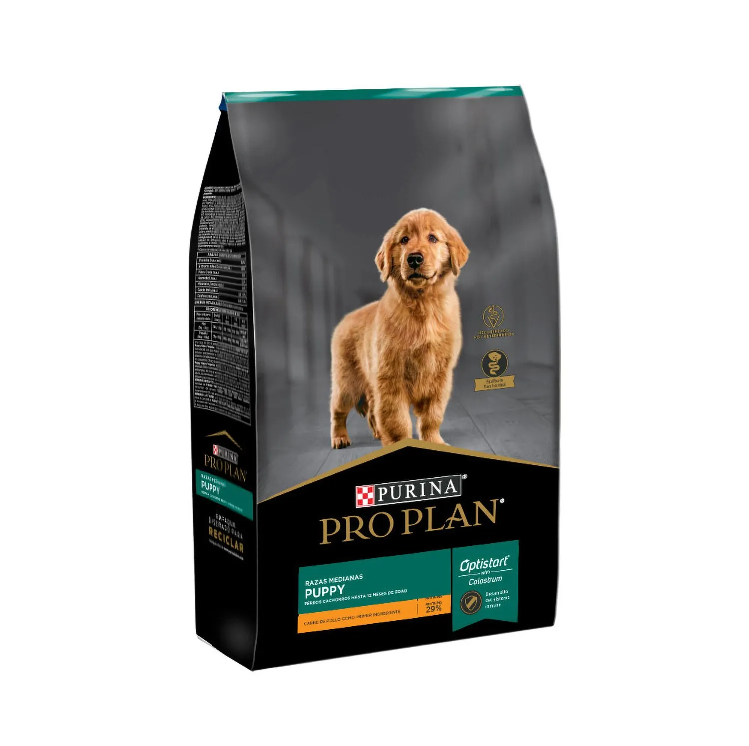Alimento Perro Cachorro Seco Pollo Raza Mediana Pro Plan