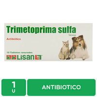 Antibiótico Pastilla Perro Y Gato Trimetoprima Lisan