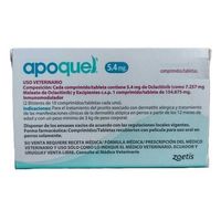 Apoquel Pastilla Antipruritico Perro 5.4 Mg Zoetis