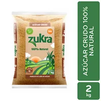 Azucar Crudo Zukra Paquete 2000 G