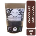 Cobertura Chocolate Semi Dulce La Chocolateria Paquete 300 G