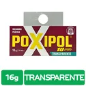 Adhesivos Pegamento Epoxy Transparente 16 G Poxipol Unidad