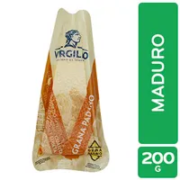 Queso Maduro Grana Padano Virgilio Paquete 200 G