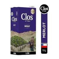 Vino Tetrabrick Chile Blend Clos De Pirque Tetra Brick 1000 Ml