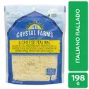 Queso Italiano Rallado Crystal Farms Paquete 226 G