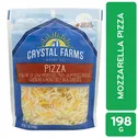 Queso Mozzarella Pizza Rallado Crystal Farms Paquete 226 G