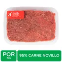 Molida De Res 95% Carne Magra 5% Grasa Auto Mercado Kilogramo