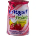 Yogurt Saborizado Fresa Banano La Yogurt Envase 170 G