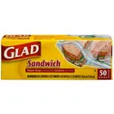 Bolsa Sandwich Mediana Cierre Glad Caja 50 Unid