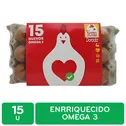 Huevo Rojo 15 Und Enriquecido Con Omega 3 Yema Dorada Kilogramo