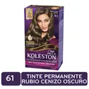 Tinte Permanente Con Amoniaco Rubio Cenizo Oscuro Koleston Caja 131 Ml