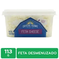 Queso Feta Desmenuzado Crystal Farms Envase 113 G