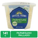 Queso Parmesano Rallado Crystal Farms Envase 141 G