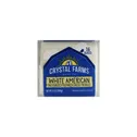 Queso Procesado Blanco Rebanado 16u Crystal Farms Paquete 340 G