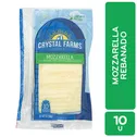 Queso Mozzarella Rebanado 10u Crystal Farms