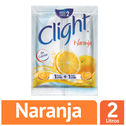 Bebida Polvo Saborizada Naranja Light Clight Paquete 14 G