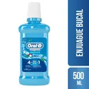 Enjuague Bucal Sin Alcohol Menta Oral B Envase 500 Ml