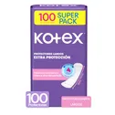 Protector Intimo Largo Kotex Paquete 100 Unid