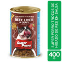 Alimento Perro Humedo Adulto Carne Super Perro Lata 400 G