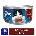 Alimento Gato Humedo Pate Salmon Felix Lata 156 G