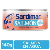 Salmon Agua Sardimar Lata 140 G