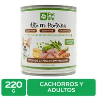 Alimento Perro Adulto Humedo En Agua Petlife