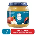 Colado Vidrio Manzana Gerber Frasco 113 G