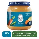 Colado Vidrio Vegetales Gerber Frasco 113 G