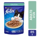 Alimento Gato Adulto Humedo Atun Salsa Felix Bolsa 85 G