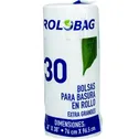 Bolsa Basura Grande Blanca Rollo Termoencogibles Bolsa 30 Unid