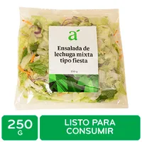 Ensalada Lechuga Mixta Fiesta Auto Mercado Paquete 250 G