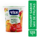 Yogurt Saborizado Frutas Mixtas Yes Envase 125 G