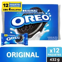 Galletas Oreo Sabor Original Pack 12x De 36g C/u