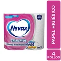 Papel Higienico Una Hoja Extramas 4u Nevax Paquete 772 G