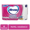 Papel Higienico Una Hoja Extramas 6u Nevax Paquete 1150 G
