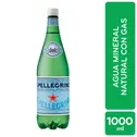 Agua Gasificada Natural Mineral San Pellegrino Botella 1000 Ml